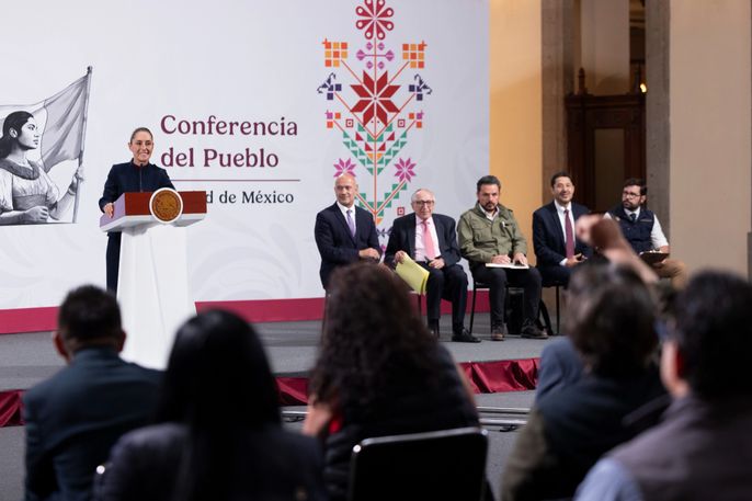 SE DESTINA TODA LA FUERZA DEL ESTADO MEXICANO PARA GARANTIZAR EL APOYO A LA POBLACIÓN AFECTADA POR LAS LLUVIAS: PRESIDENTA CLAUDIA SHEINBAUM